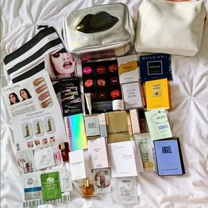 Cosmetic and skincare goodie bags